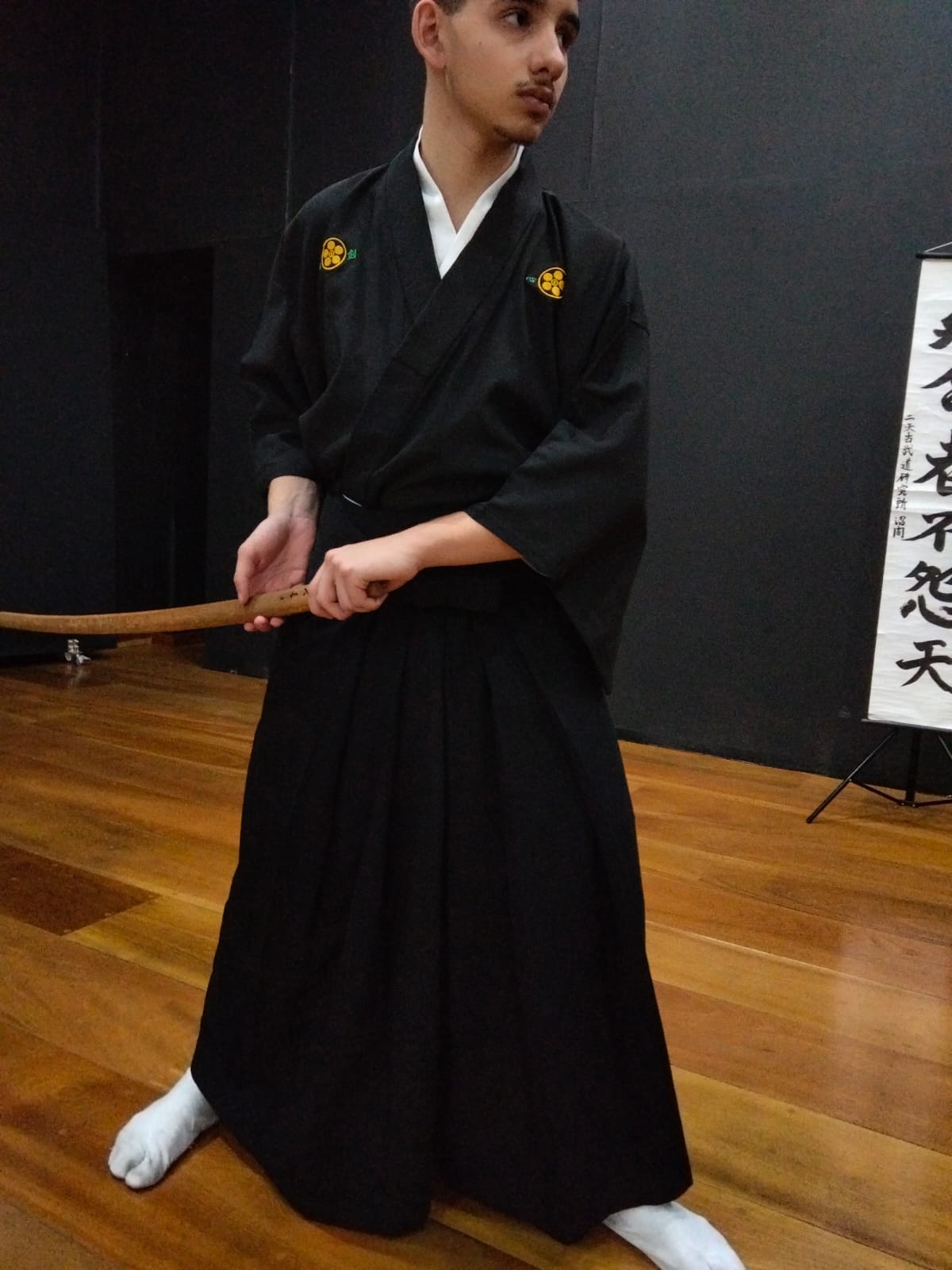 KIMONO Cerimonial / Iaidogi Nacional Preto - Imagem 2