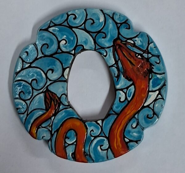 TSUBA Importado de Couro p/ BOKUTO Federação - Imagem 2