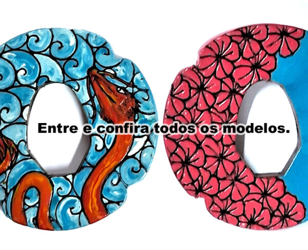 TSUBA Importado de Couro p/ BOKUTO Federação